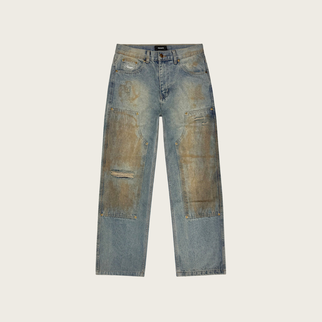 DOUBLE KNEE DENIM